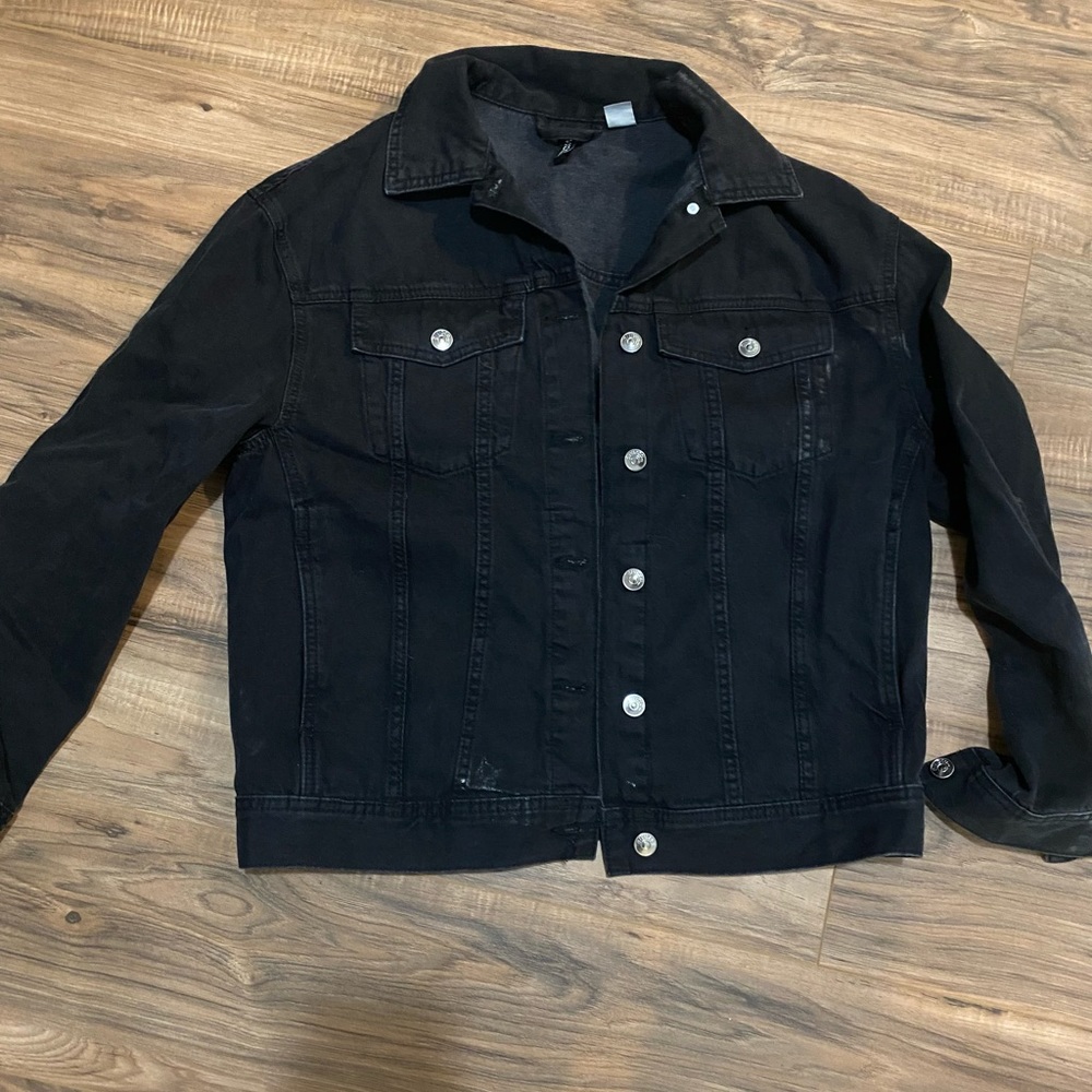 H&M Black Denim Jacket